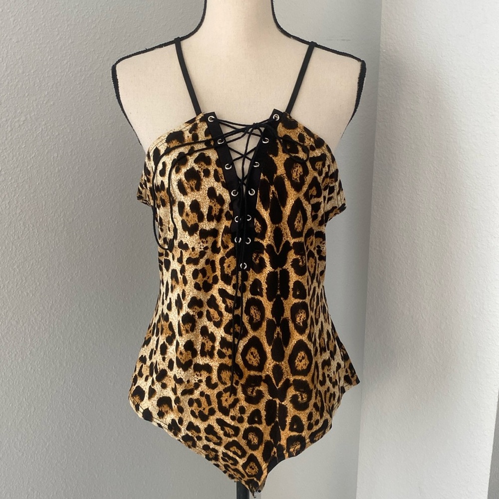 ❤️3x$20 SHEIN Plus Size Leopard Print Bodysuit